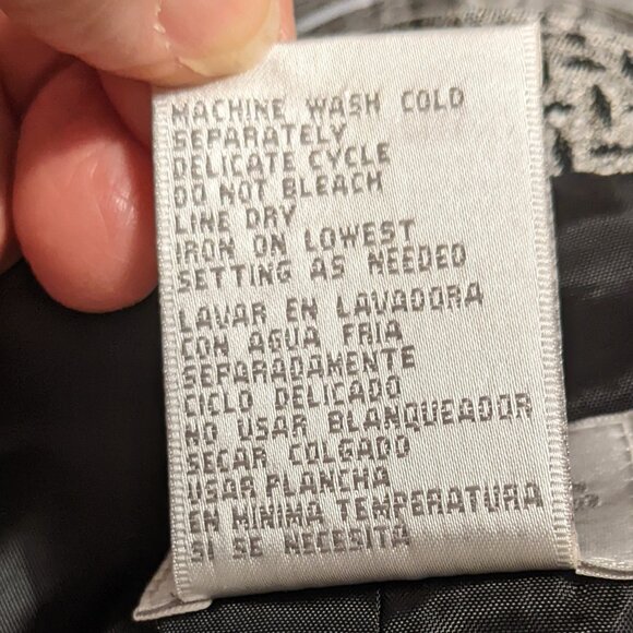 Vintage Koret Black Gray Houndstooth Blazer Jacket Sz 14/L Retro - Picture 9 of 9